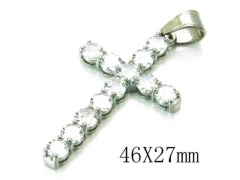 HY 316L Stainless Steel Cross Pendants-HY13P0458HMZ