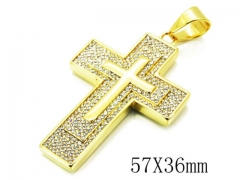 HY 316L Stainless Steel Cross Pendants-HY13P0246HOD