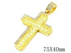 HY 316L Stainless Steel Cross Pendants-HY13P0784IFF