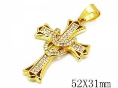 HY 316L Stainless Steel Cross Pendants-HY13P0816HJX