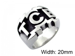 HY Wholesale 316L Stainless Steel Rings-HY0055R018