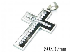 HY 316L Stainless Steel Cross Pendants-HY13P0812HKZ