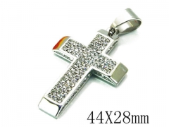 HY 316L Stainless Steel Cross Pendants-HY13P0249HIO