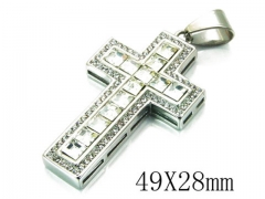 HY 316L Stainless Steel Cross Pendants-HY13P0226HKA