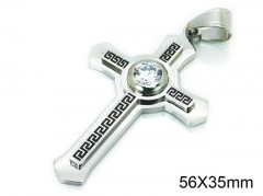 HY 316L Stainless Steel Cross Pendants-HY13P0988HID