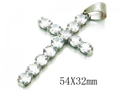 HY 316L Stainless Steel Cross Pendants-HY13P0456HNQ