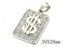 HY 316L Stainless Steel Pendant-HY13P0534HKS