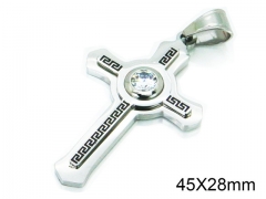 HY 316L Stainless Steel Cross Pendants-HY13P0990HZL