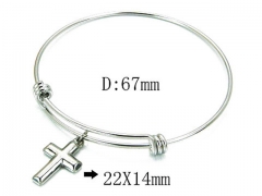 HY Wholesale 316L Stainless Steel Bangle-HY59B0743LA