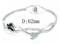 HY Wholesale Stainless Steel 316L Bangle(Crystal)-HY19B0021HNC