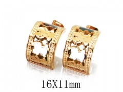 HY Stainless Steel 316L Bear Earrings-HY64E0383HAA