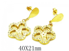 HY Wholesale 316L Stainless Steel Earrings-HY64E0208PE