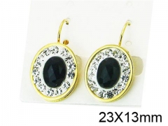 HY Wholesale 316L Stainless Steel Earrings-HY67E0139MB