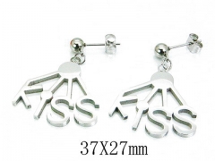 HY Wholesale 316L Stainless Steel Earrings-HY64E0283LQ