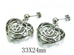 HY Wholesale 316L Stainless Steel Earrings-HY64E0277HWW