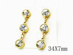 HY Wholesale 316L Stainless Steel Earrings-HY25E0611MZ