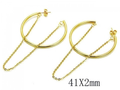 HY Wholesale 316L Stainless Steel Earrings-HY58E0770MB