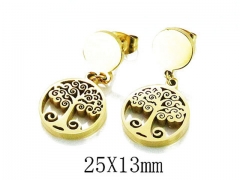 HY Wholesale 316L Stainless Steel Earrings-HY80E0471LL