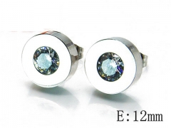 HY Stainless Steel Small Crystal Stud-HY64E0054KE