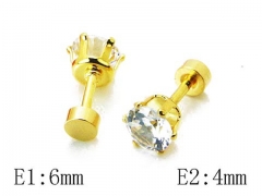 HY Stainless Steel Small Crystal Stud-HY21E0059HM