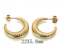 HY Wholesale Stainless Steel Hollow Hoop Earrings-HY30E1510OZ