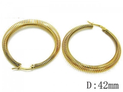 HY Wholesale Stainless Steel Hollow Hoop Earrings-HY89E0006KW