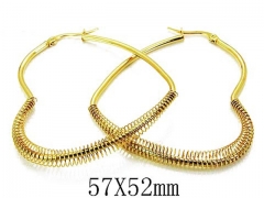 HY Wholesale Stainless Steel Hollow Hoop Earrings-HY08E0042JQ