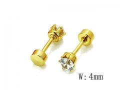 HY Stainless Steel Small Crystal Stud-HY54E0140I5