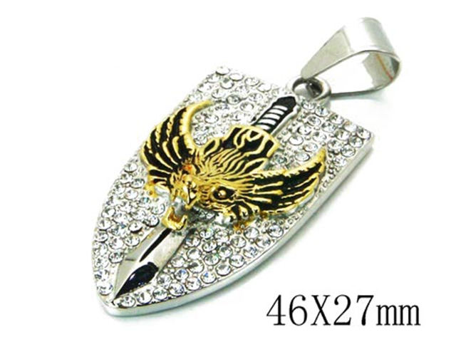 HY Stainless Steel 316L Animal Pendant-HYC13P0380HLF