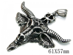 HY Stainless Steel 316L Animal Pendant-HYC03P0295HIR