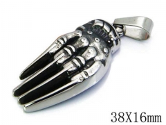 HY Stainless Steel 316L Skull Pendant-HYC27P1154HZZ