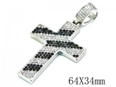 HY Stainless Steel 316L Cross Pendant-HYC13P0820ILD