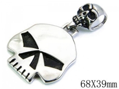 HY Stainless Steel 316L Skull Pendant-HYC27P1072HLZ