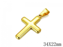 HY Stainless Steel 316L Cross Pendant-HYC59P0213LQ