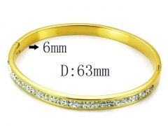 HY Stainless Steel 316L Bangle-HYC80B0561HLT