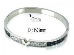 HY Stainless Steel 316L Bangle-HYC80B0847HKA