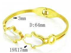 HY Stainless Steel 316L Bangle-HYC59B0693HKA