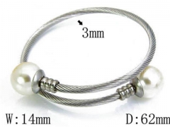 HY Stainless Steel 316L Bangle-HYC80B0048PZ