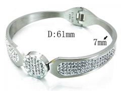 HY Stainless Steel 316L Bangle-HYC80B0255HIA