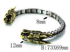 HY Stainless Steel 316L Bangle-HYC27B0119ILZ