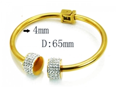 HY Stainless Steel 316L Bangle-HYC80B0549HMR