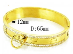 HY Stainless Steel 316L Bangle-HYC80B0638IIS