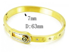 HY Stainless Steel 316L Bangle-HYC80B0815HOF