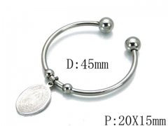 HY Stainless Steel 316L Bangle-HYC12B0232KA