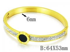 HY Stainless Steel 316L Bangle-HYC80B0412IIQ