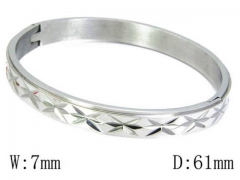 HY Stainless Steel 316L Bangle-HYC80B0096OL