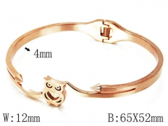 HY Stainless Steel 316L Bangle-HYC80B0516HJW