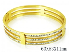 HY Stainless Steel 316L Bangle-HYC80B0527IIA