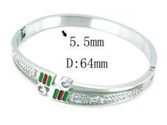 HY Stainless Steel 316L Bangle-HYC80B0823HMZ