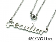 HY Stainless Steel 316L Necklaces-HYC03N0181JQ